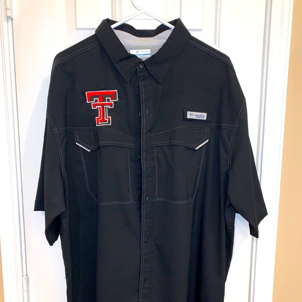 Columbia PFG Texas Tech shirt